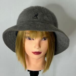 Kangol Furgora Casual Bucket Hat Angora Blend Gray X-Large Unisex